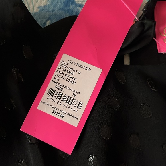 NWT Lilly Pulitzer Maisel Silk Dress Size 16 - Picture 2 of 7